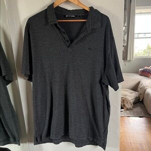 Travis Mathew Charcoal Polo Shirt